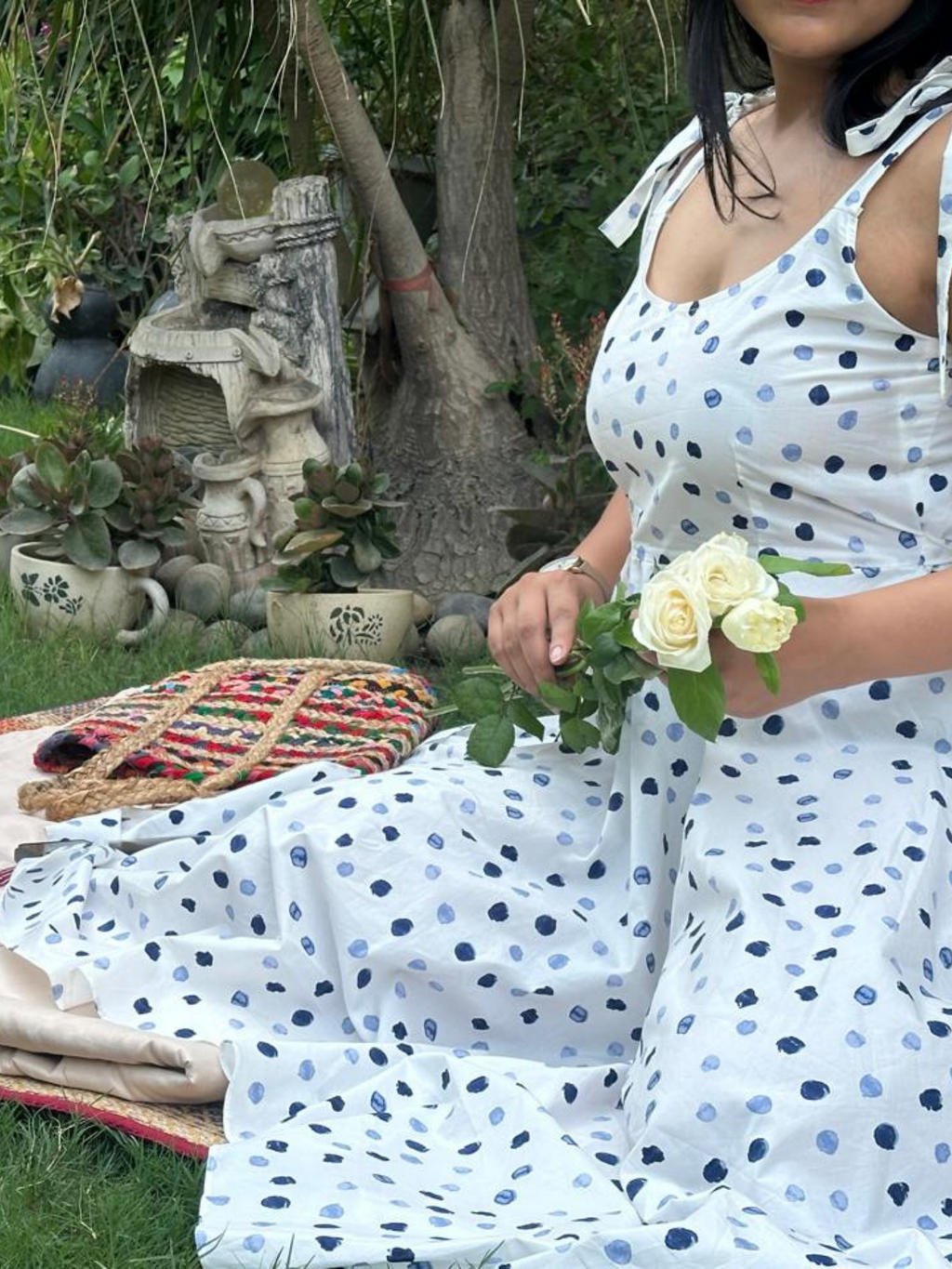 Raindrop Asymmetrical Dress