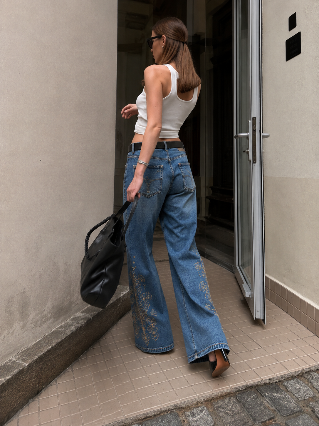 The Aurelia Embroidered Jeans