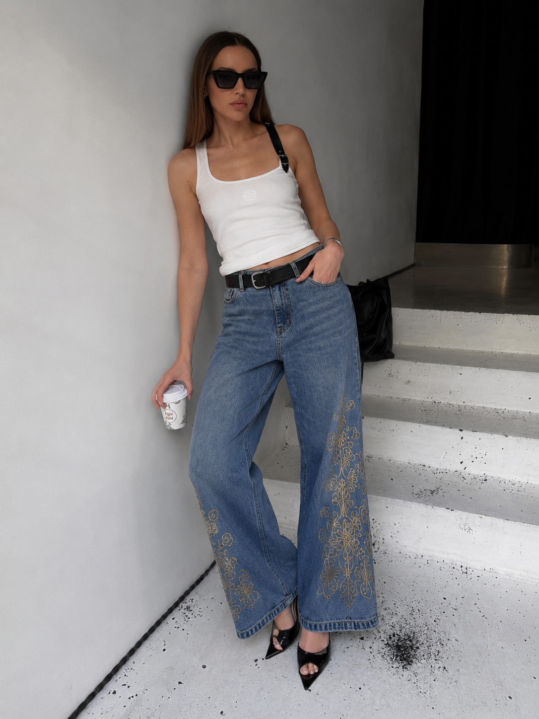 The Aurelia Embroidered Jeans
