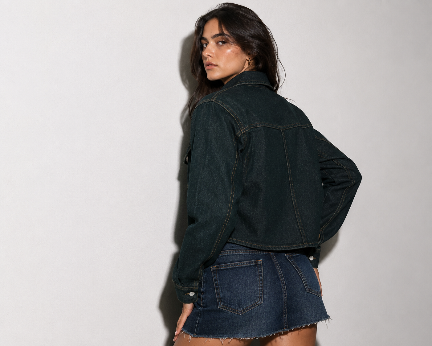Flutter Denim Overshirt