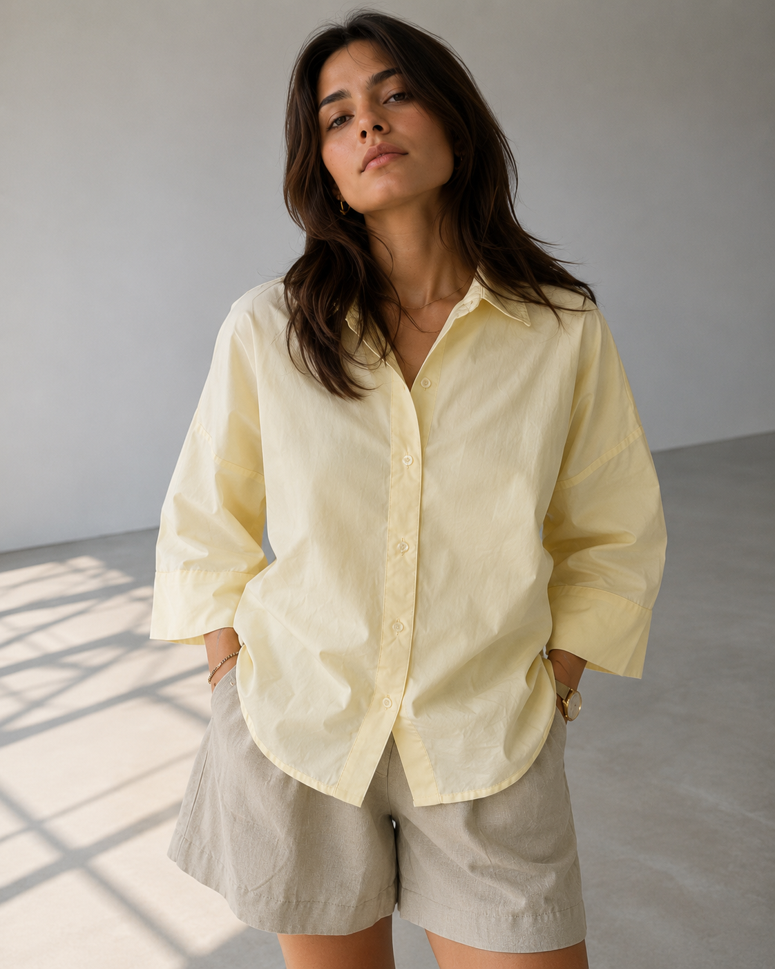 Butter Bloom Oversized Shirt