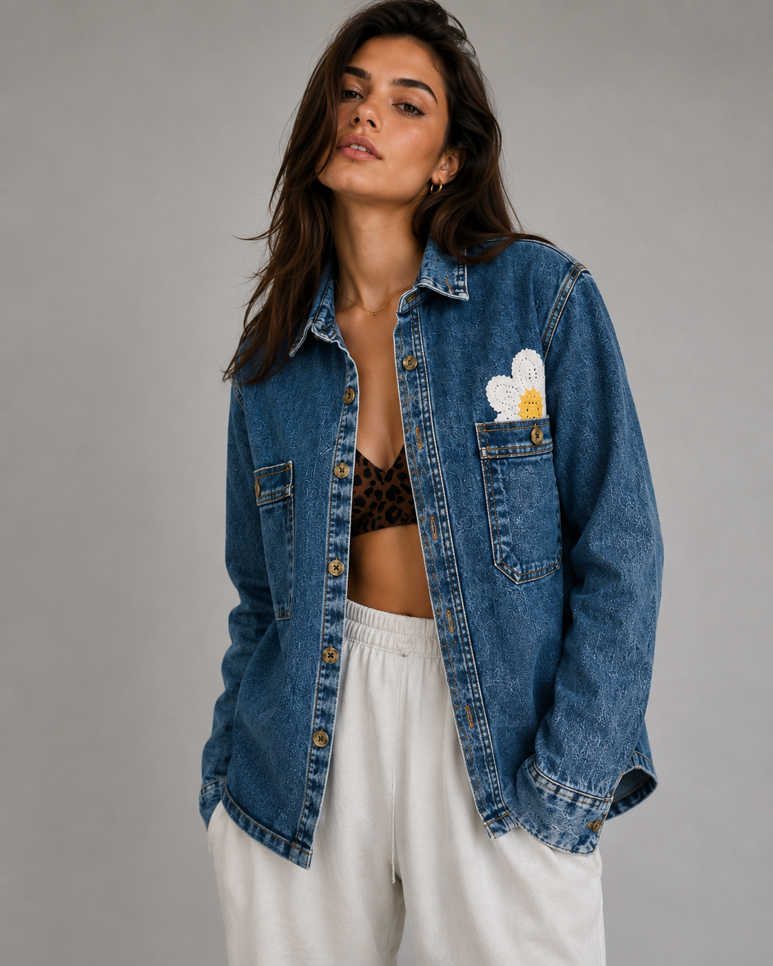 The Daisy Denim Overshirt