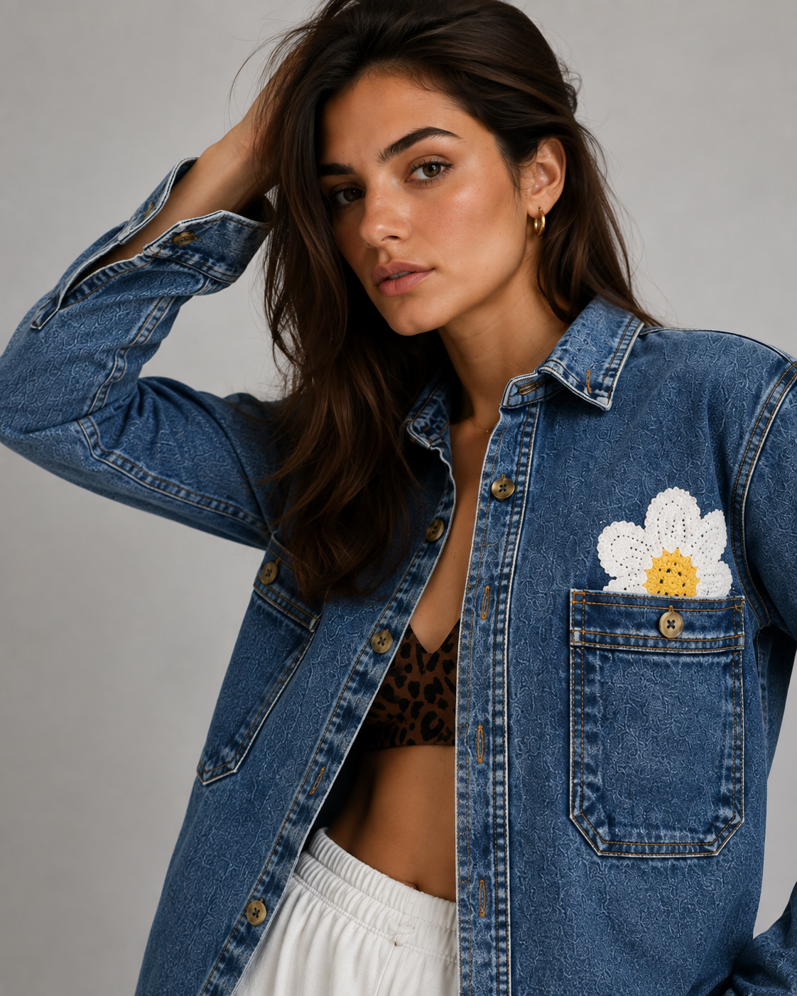 The Daisy Denim Overshirt