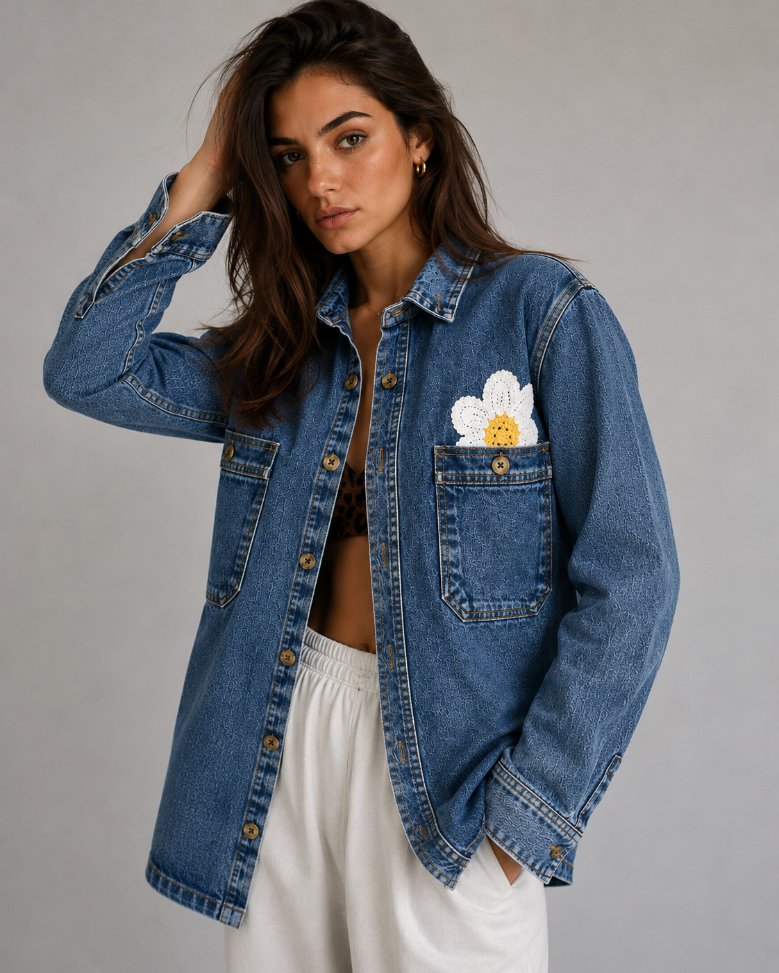 The Daisy Denim Overshirt