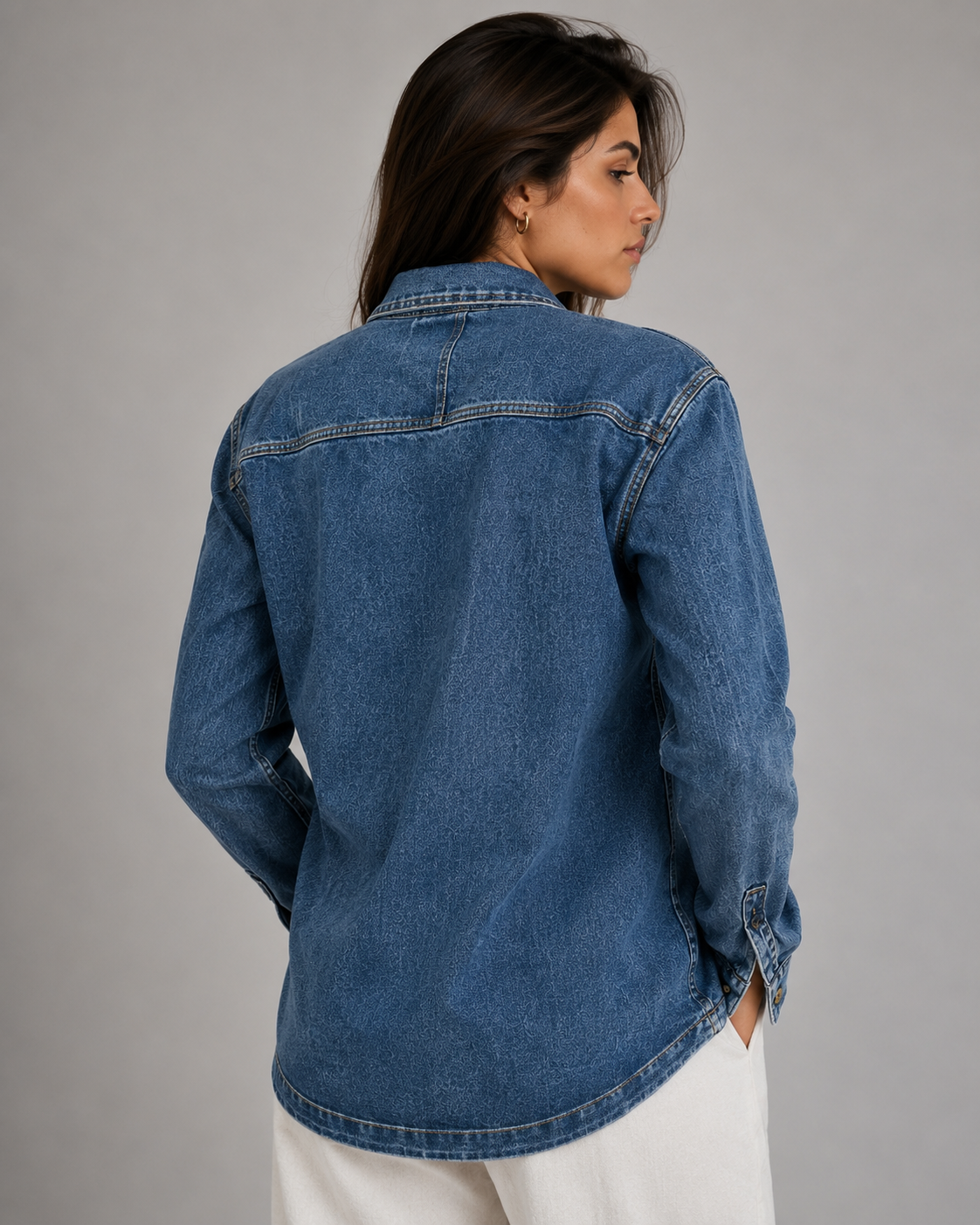 The Daisy Denim Overshirt