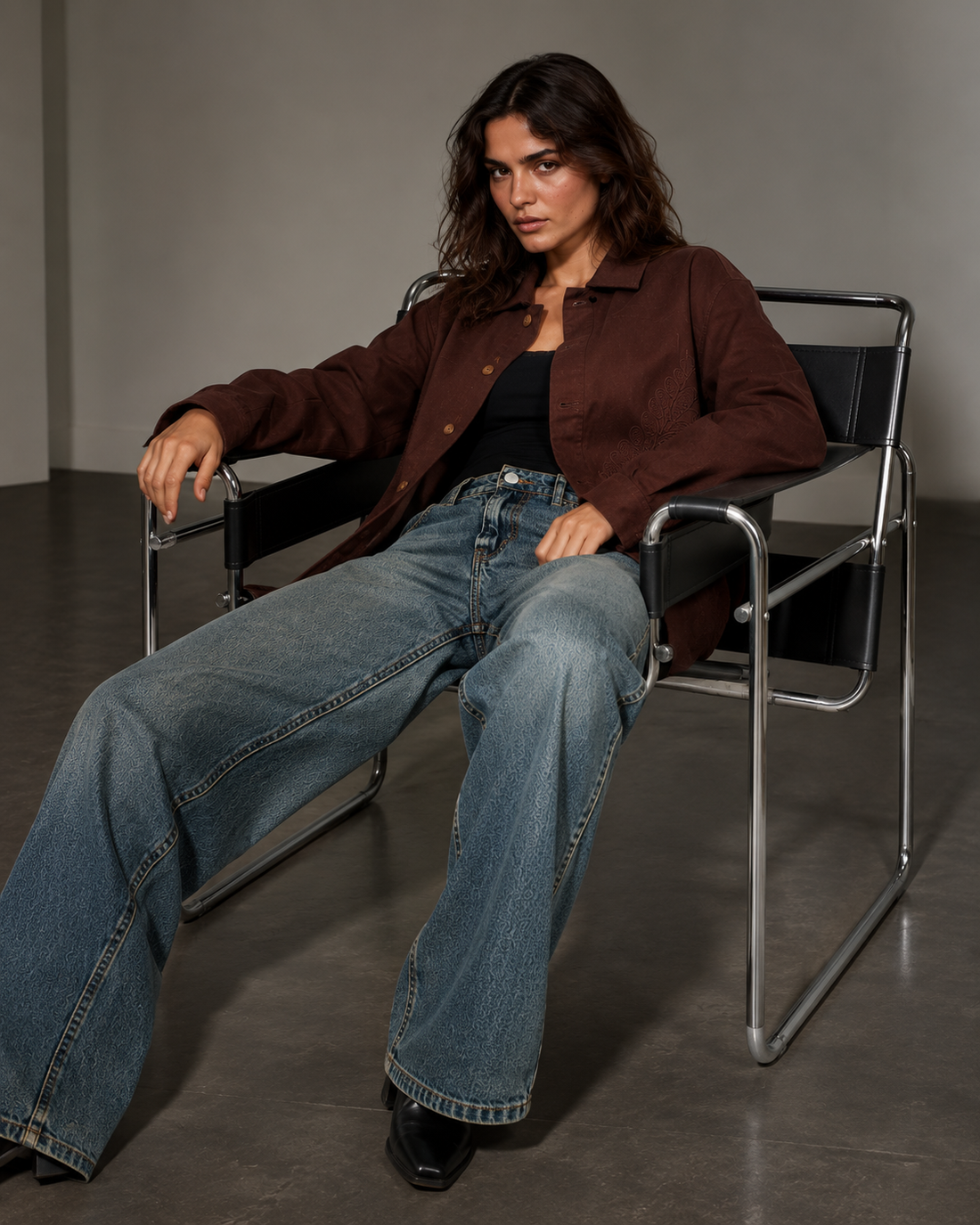 Amazing Founder's Jacket – Signature Oversized Fit worn by a model. Buy the best clothes from Thirtieth .in