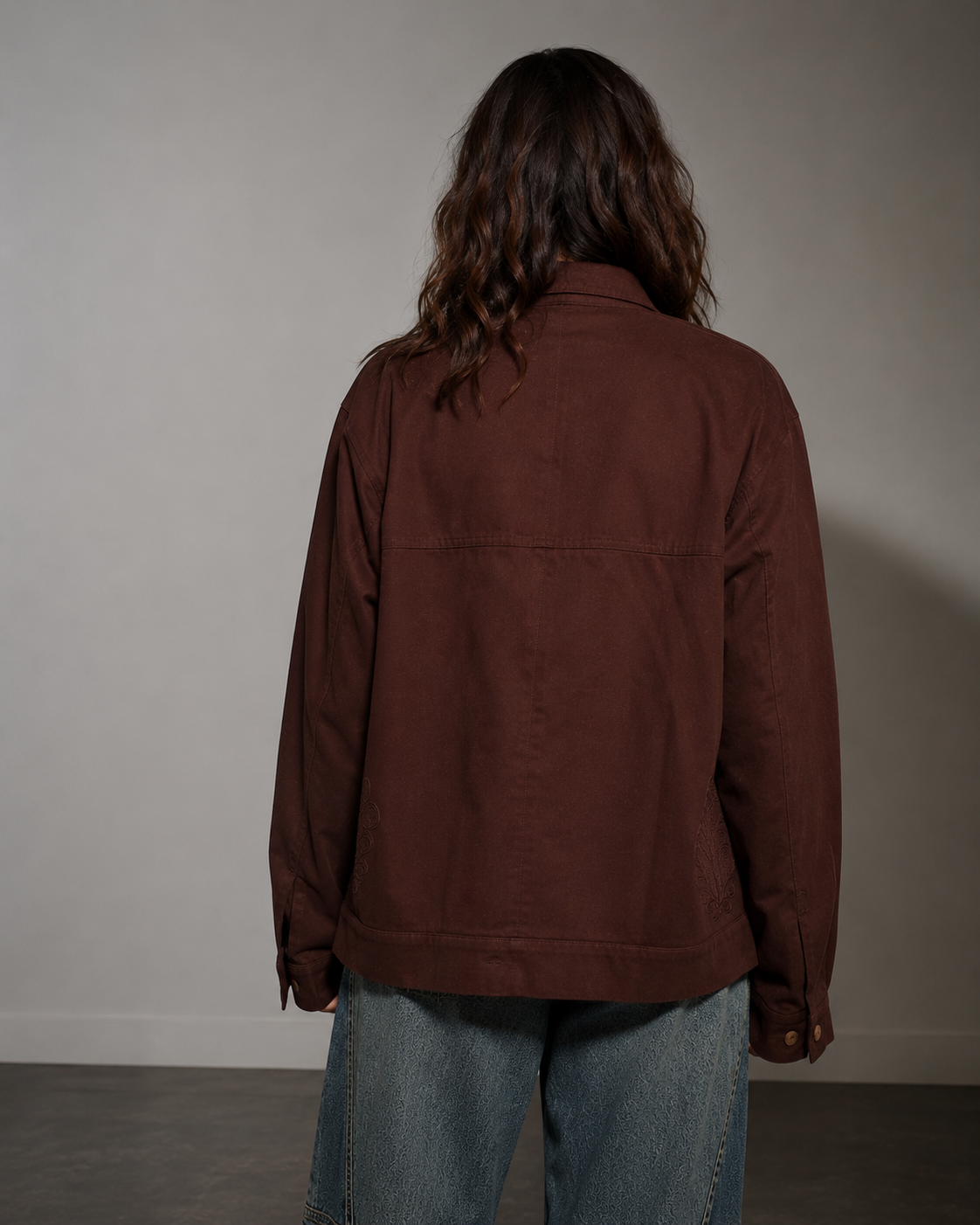 Amazing Founder's Jacket – Signature Oversized Fit worn by a model. Buy the best clothes from Thirtieth .in