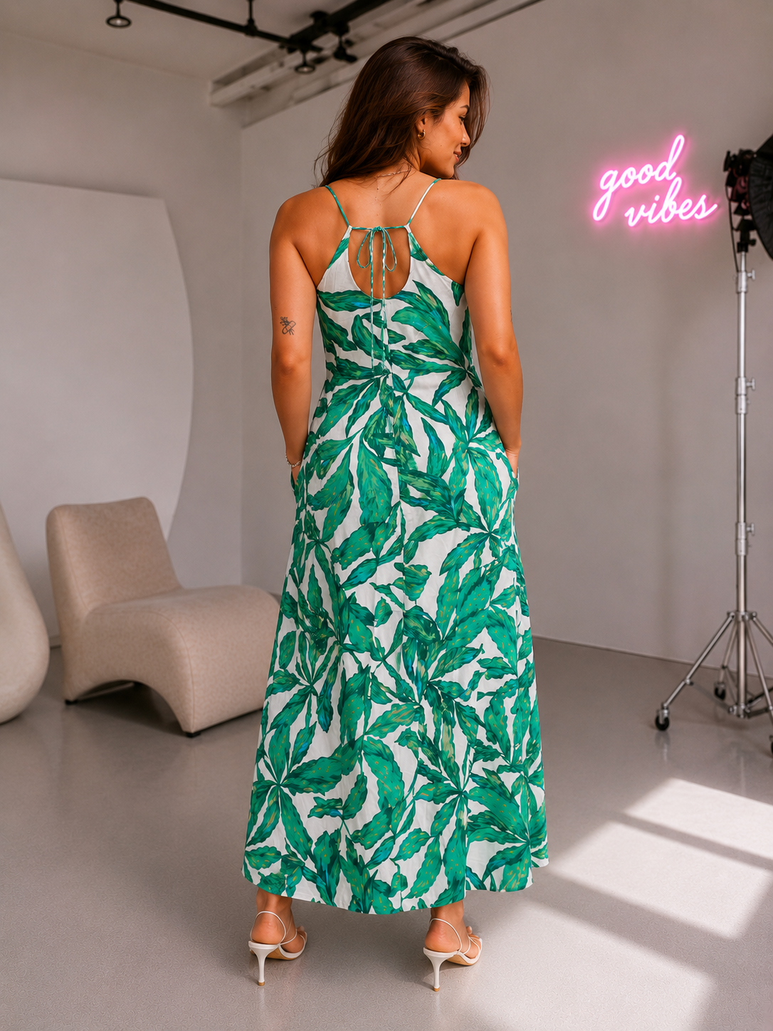 Amazing Canopy Dress worn by a model. Buy the best clothes from Thirtieth .in