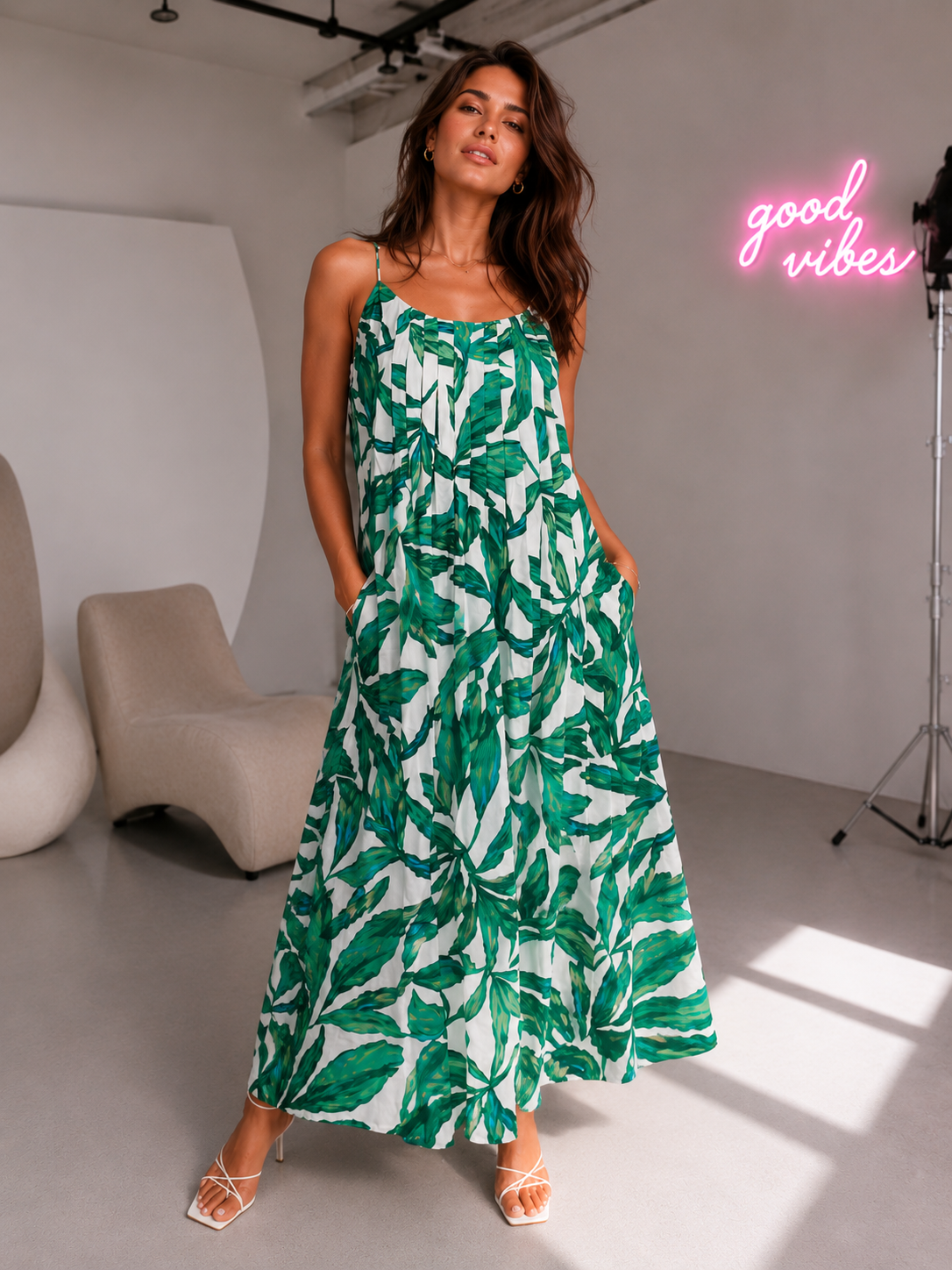 Amazing Canopy Dress worn by a model. Buy the best clothes from Thirtieth .in