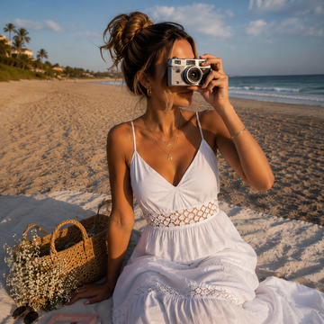 Air Cotton Beach Dress