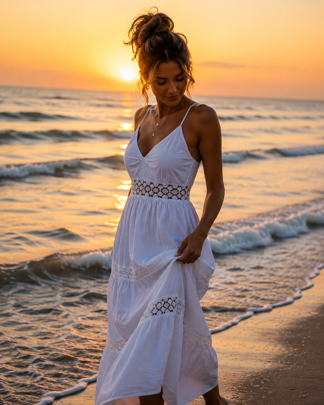 Air Cotton Beach Dress