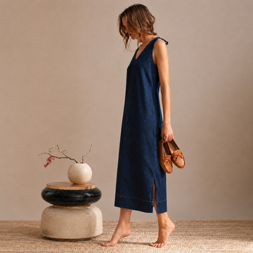 Sunset Denim Midi
