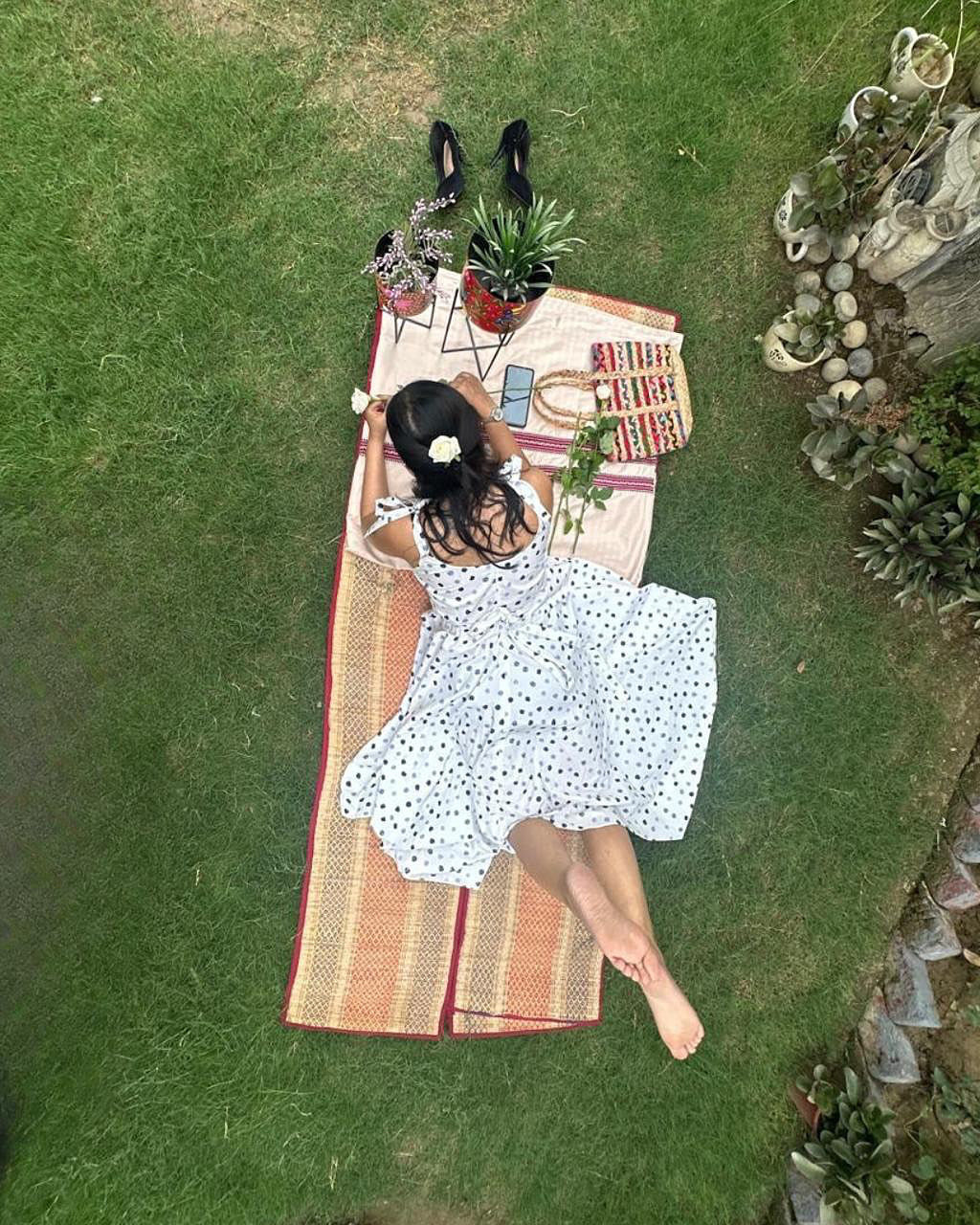 Raindrop Asymmetrical Dress