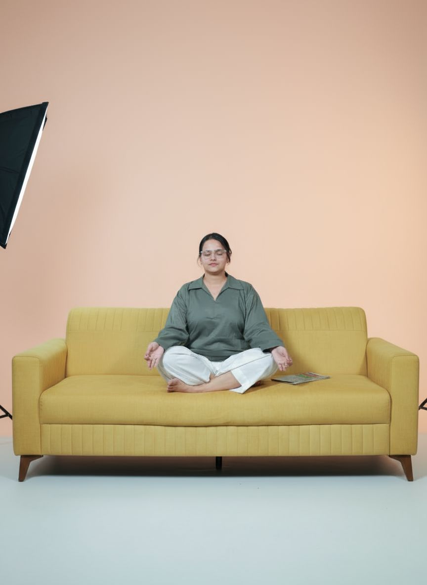 Sage Mist Relaxed Cotton Shirt Dress