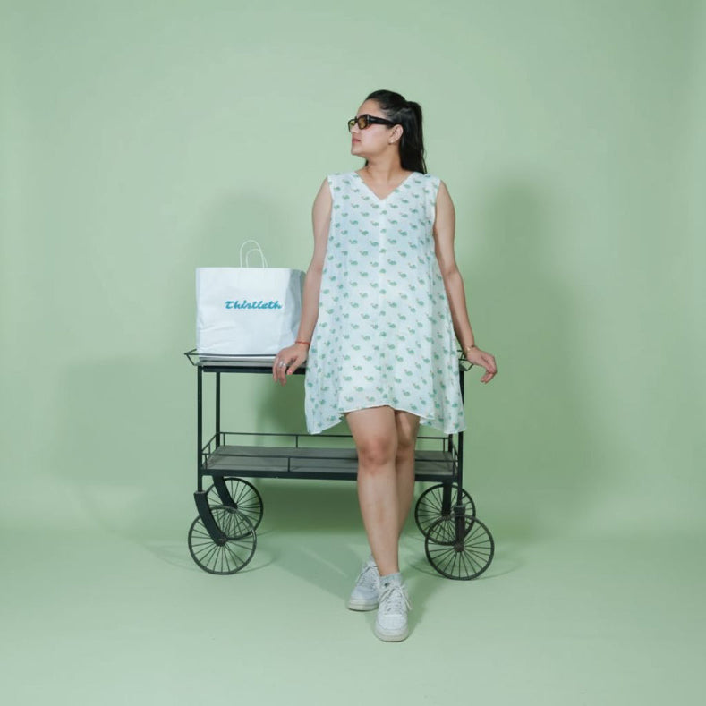 Soft-Flow A Line Cotton Dress